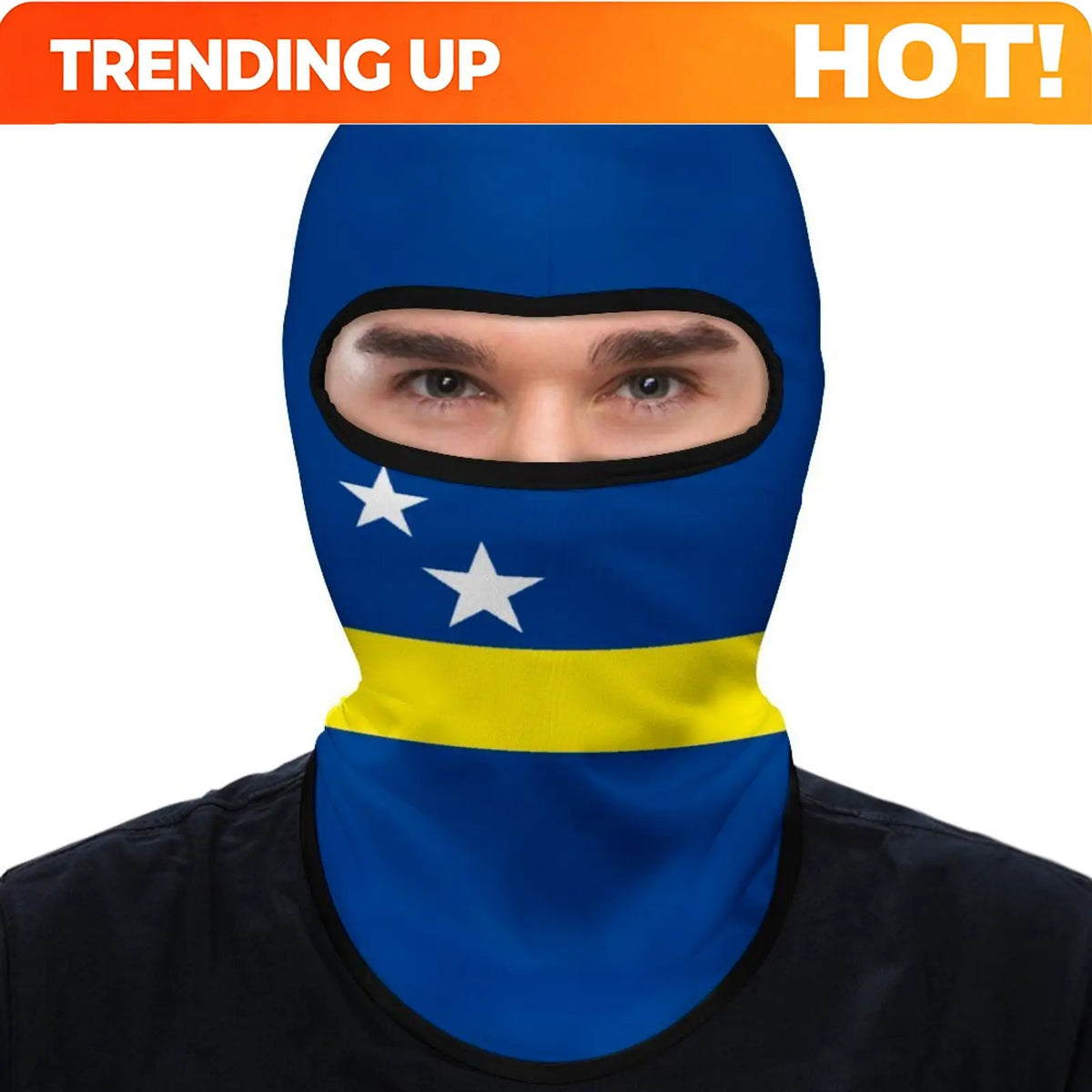 PENDRA Flag Cura Sunscreen Motorcycle Mask