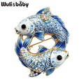 PENDRA Pisces Fish Zodiac Brooch