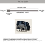 PENDRA Celesara Leather Skull Minimal Belt