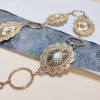 PENDRA Demiaya Metal Elegant Slim Waist Chain Belt