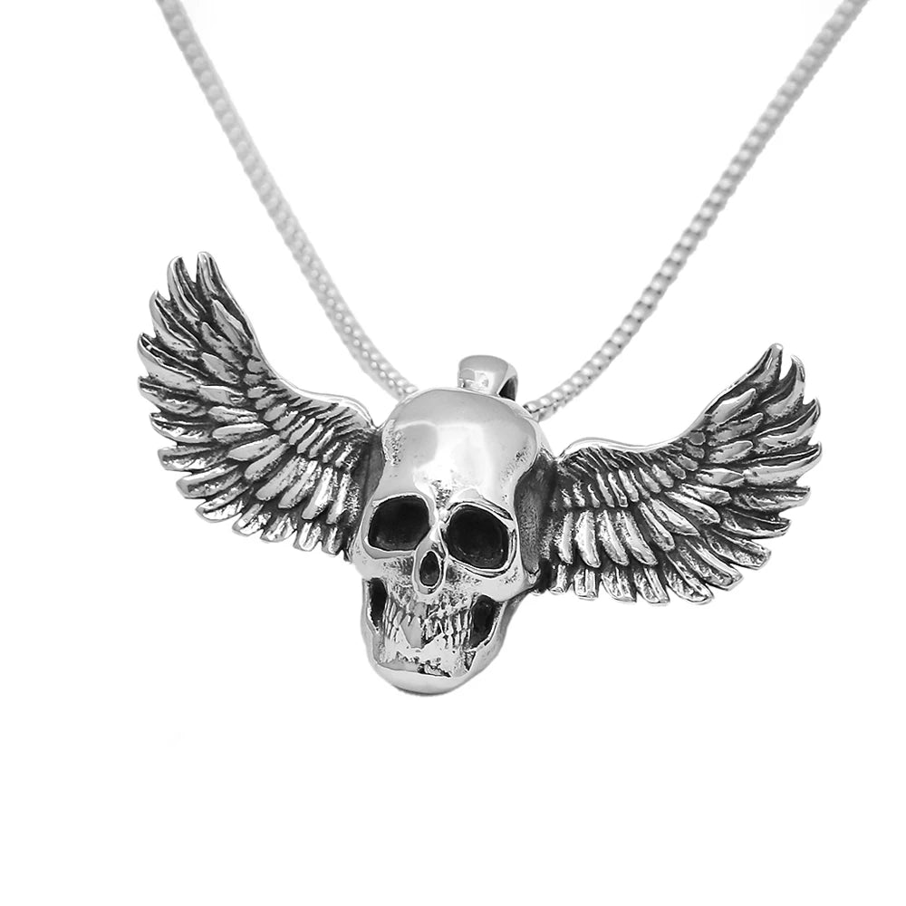 PENDRA Skullpunk Gothic Hip Hop Skull Pendant