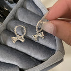 PENDRA Hoop Sterling Silver 2 Earrings