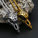 PENDRA Ravenskull 316L Stainless Steel Raven Skull Pendant