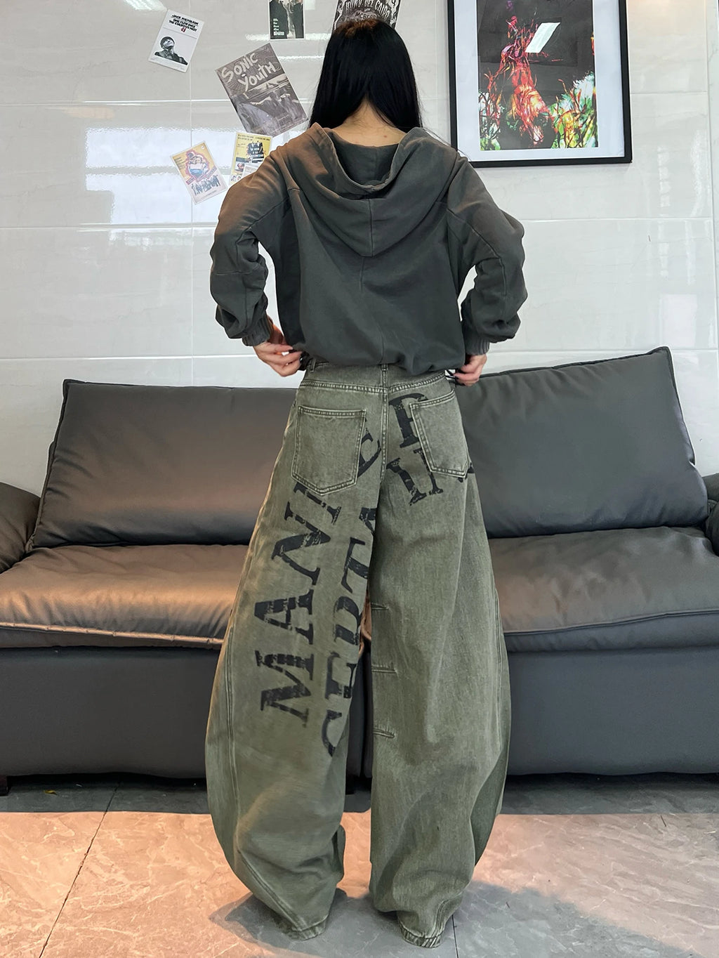 PENDRA American Street Letter Jeans