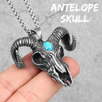 PENDRA Solamora Skull Motif Necklace