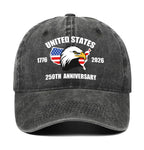 PENDRA Patriotic Cotton Washed Cap