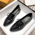 PENDRA Leather Platform British Small Shoes