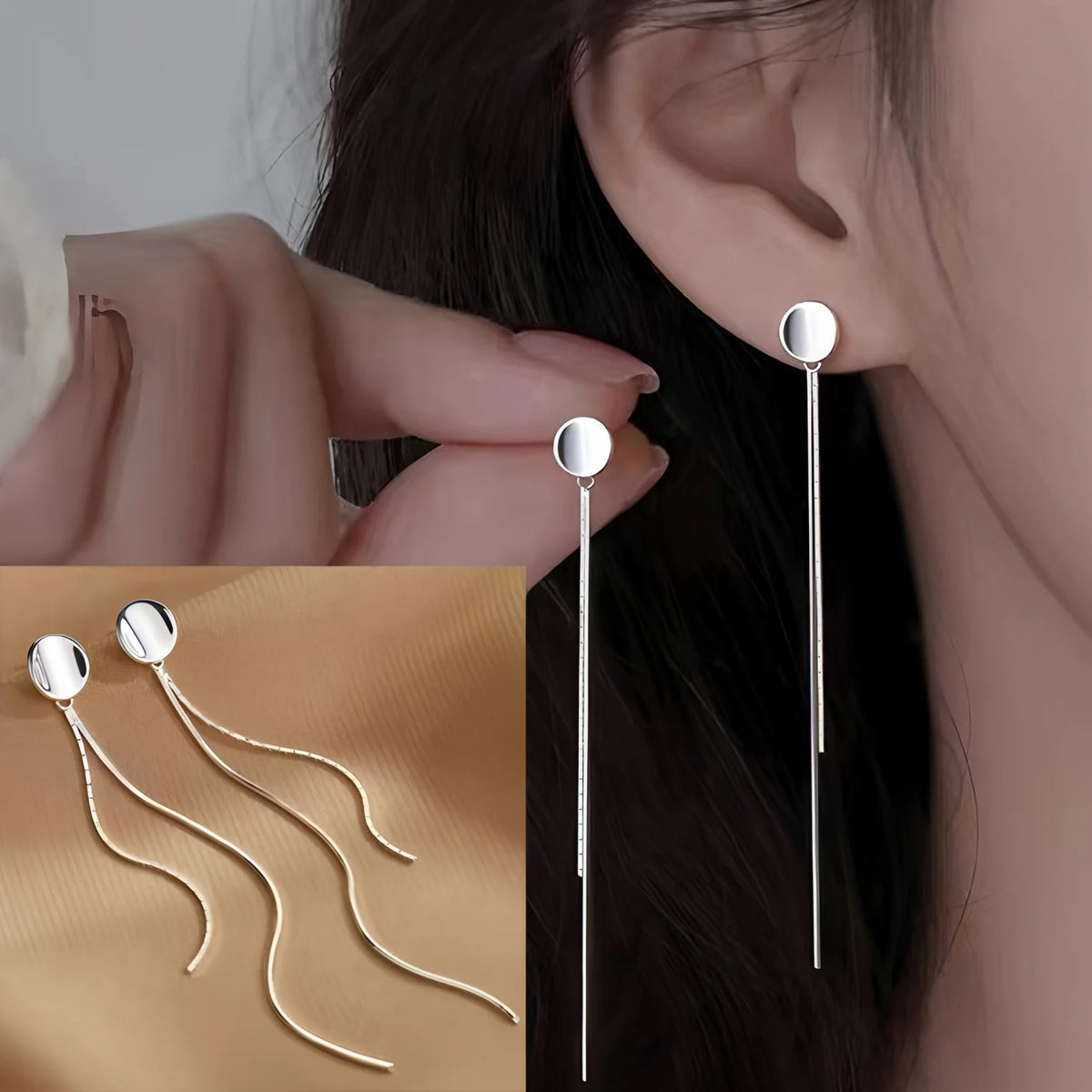 VENTFILLE 925 Sterling Silver Drop Earring For Women Zircon Crystal Hollow Out Cat Personality Jewelry Gift Dropshipping