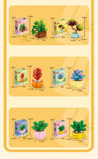 PENDRA Succulent Potted Floral Building Set