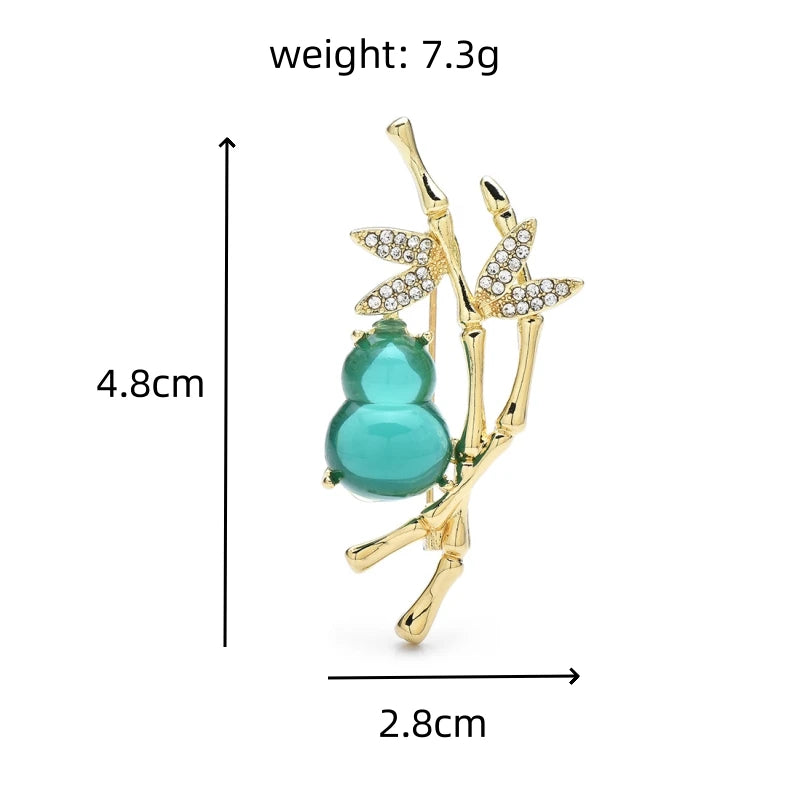 PENDRA Aurelia Rhinestone Brooch