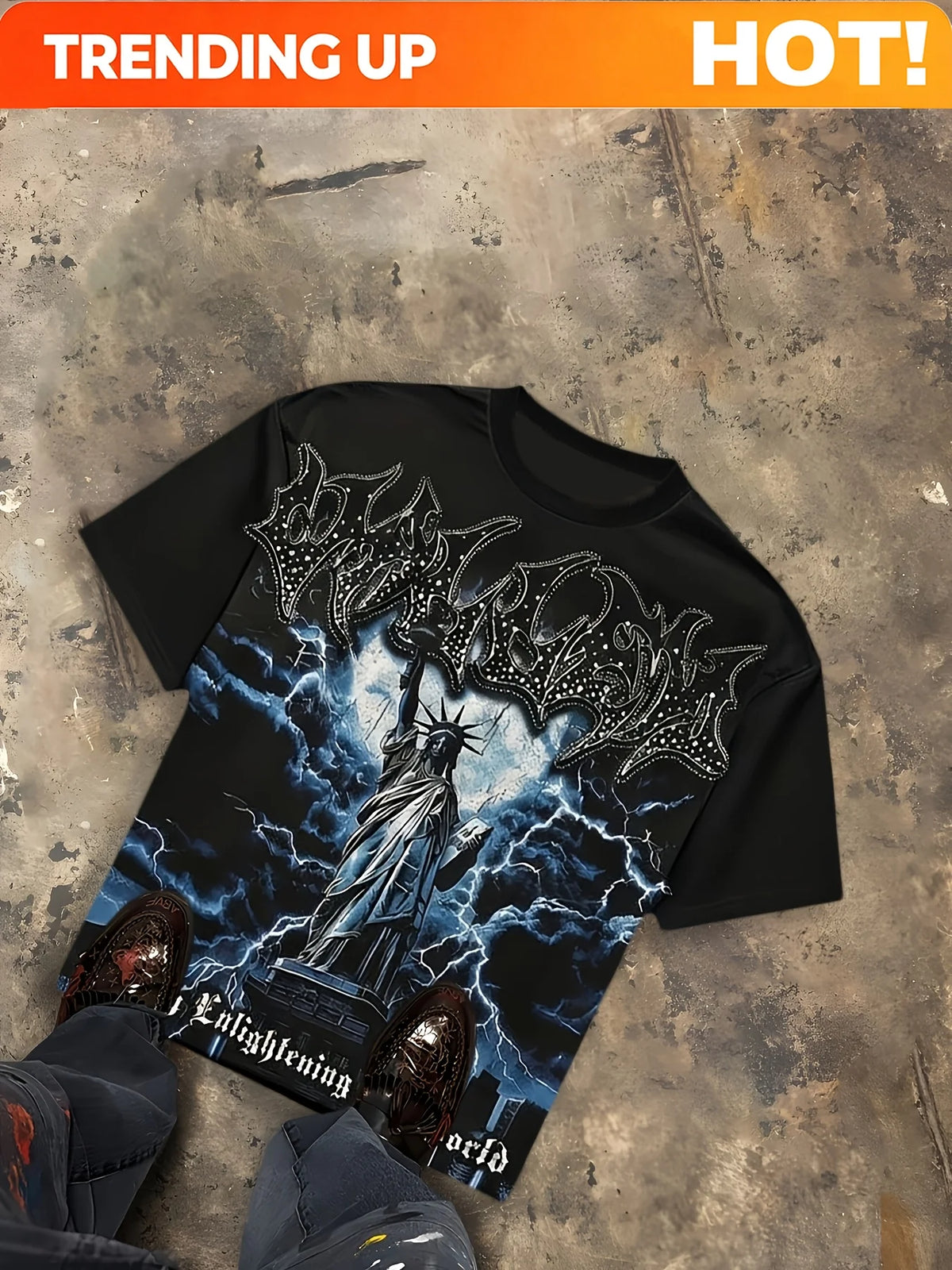 PENDRA Lightning Gothic T-Shirt