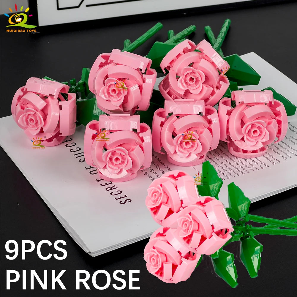 PENDRA Rose Eternal Floral Building Set