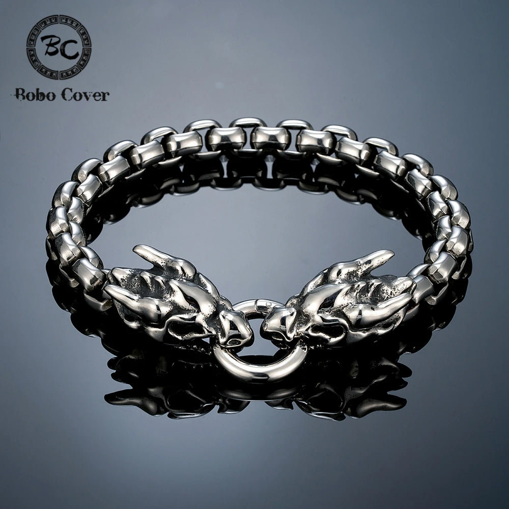 PENDRA Dragon Vintage Steel Bracelet