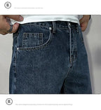 Men's Denim Shorts 2025 Summer Thin Five-point Pants Versatile Simple CowBoys Korean Blue Overalls Denim Short Medium Pants Man