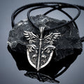PENDRA Wing Norse Steel Necklace