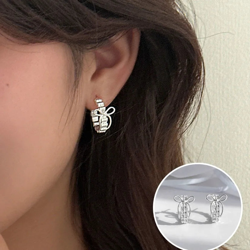PENDRA Hoop Sterling Silver 9 Earrings