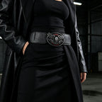 PENDRA Irisene Black Gothic Elastic Corset Belt