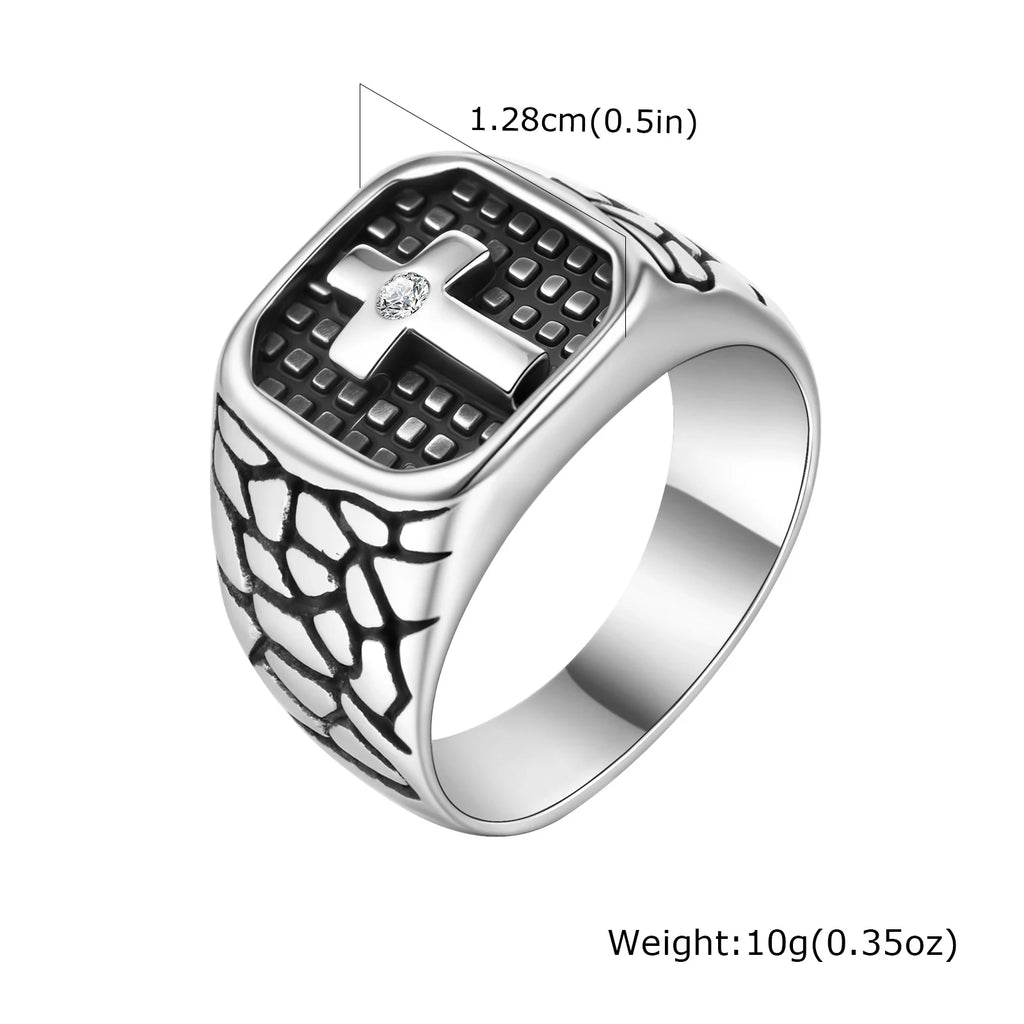 PENDRA Mavquin Cross Charm Ring