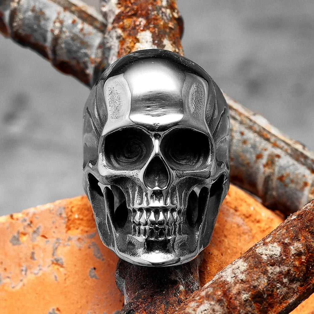 PENDRA Gothic Punk Skull Ring