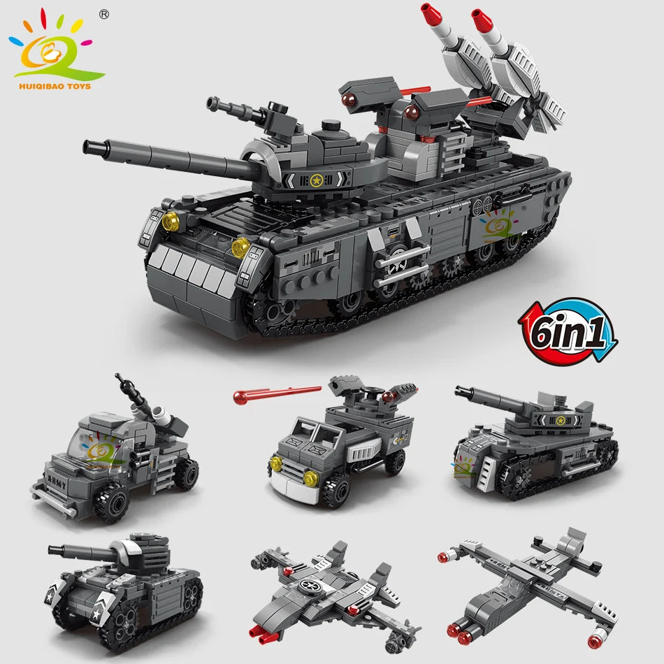 PENDRA Military Tank Plane Building Set