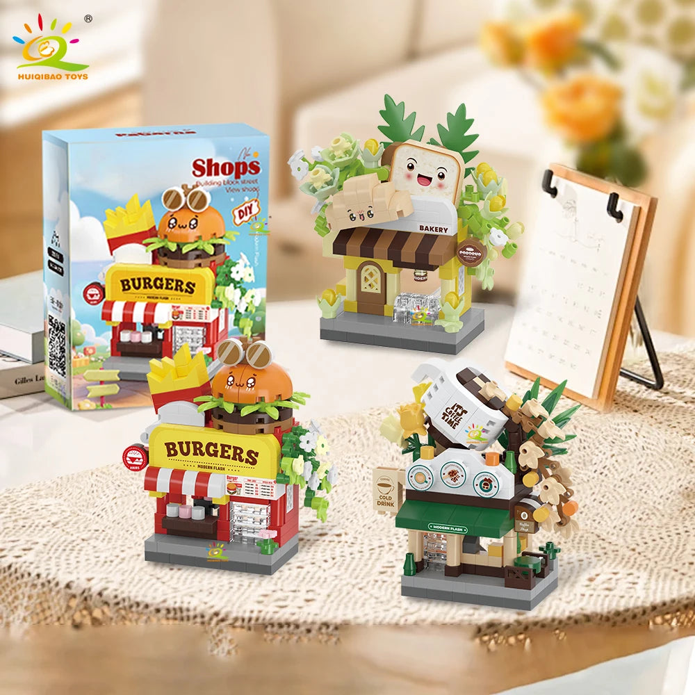 PENDRA Cute Shop Micro Building Set