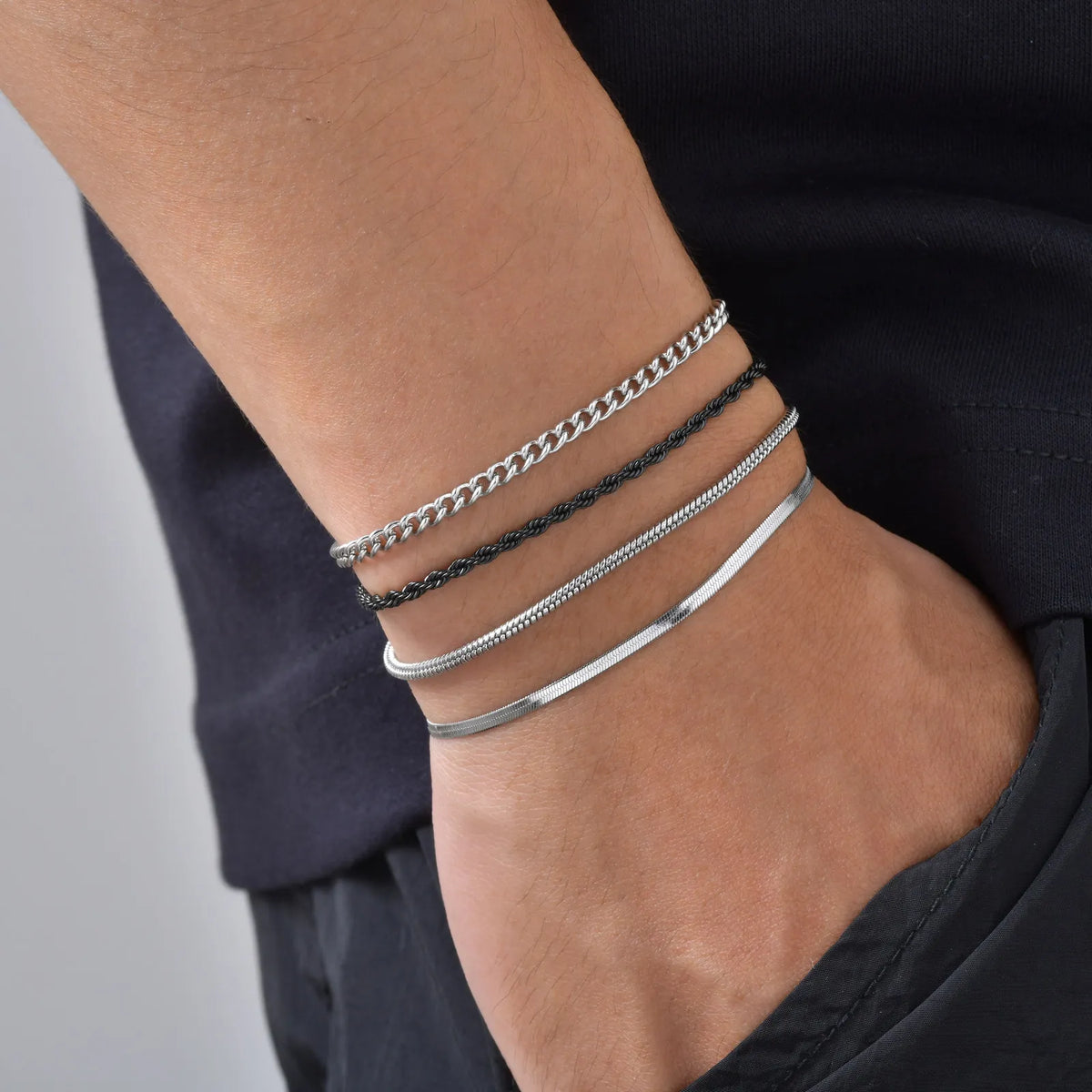 PENDRA Cuban Twisted Rope Bracelet