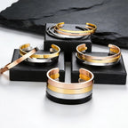 Classic Openning Bangles Bracelet for Women Men,Stainless Steel Cuff Bracelet,High Polished Bangles Gift