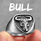 PENDRA Bull Fight Biker Steel Ring