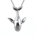 PENDRA Whaletail Stainless Steel Whale Pendant
