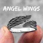 PENDRA Angel Wings Punk Ring