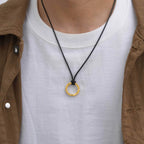 PENDRA Mobius Black Pendant Necklace
