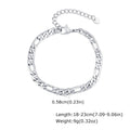 PENDRA Textured Figaro Bracelet