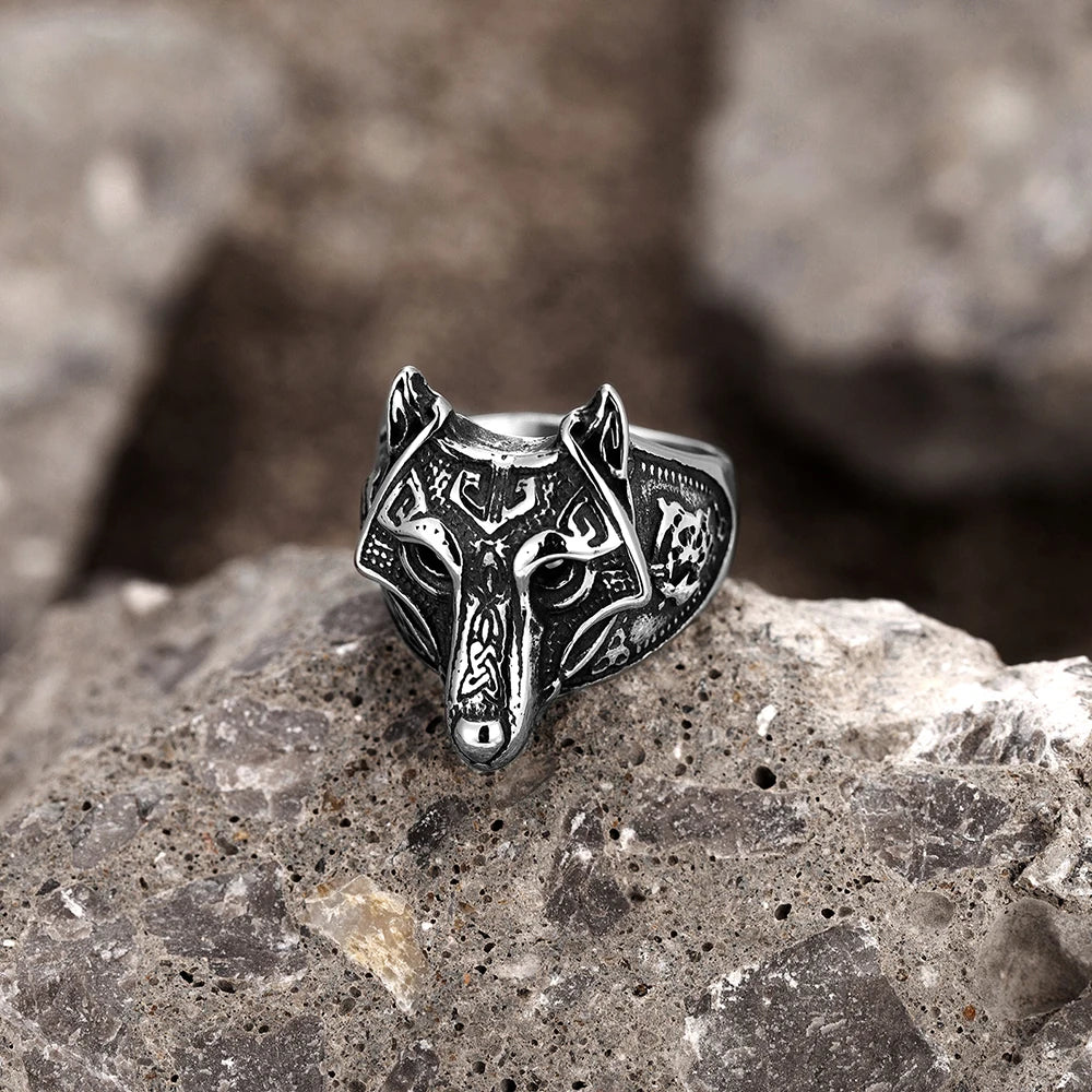 PENDRA Wolf Vintage Ring