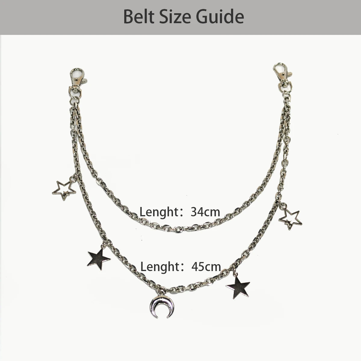 PENDRA Orlara Punk Waist Chain Belt