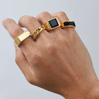 PENDRA Everyday Gold-Plated Ring