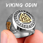 PENDRA Nordic Mythology Odin Steel Ring