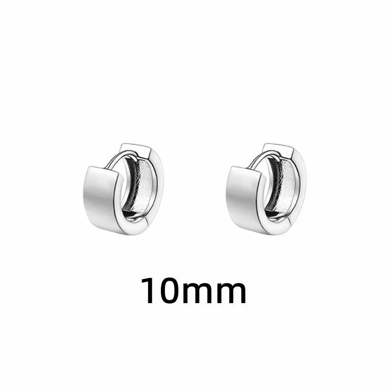 PENDRA Plain Geometry Hoop Earrings