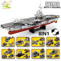 PENDRA 8in1 Military Ship Building Set