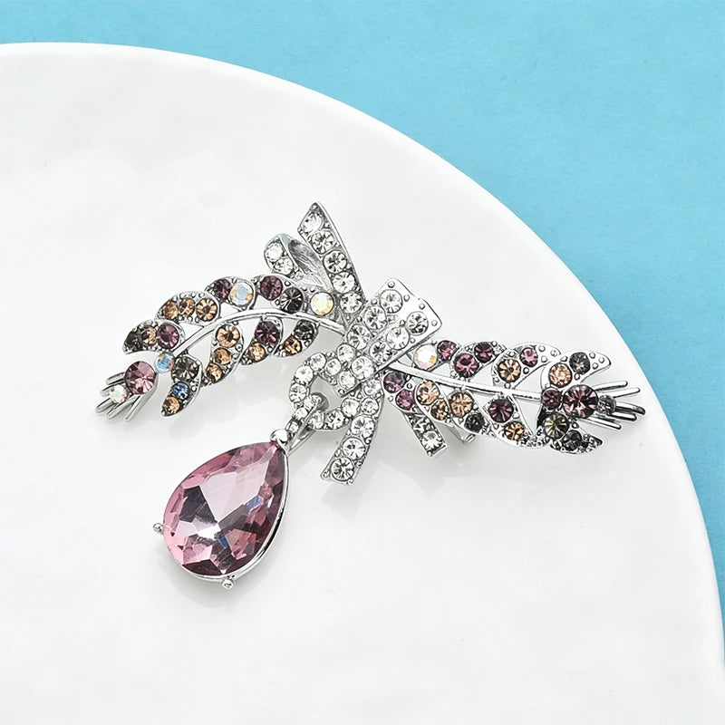 PENDRA Florielle17 Crystal Brooch