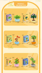 PENDRA Succulent Potted Floral Building Set