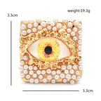 PENDRA Pearl Eye Brooch