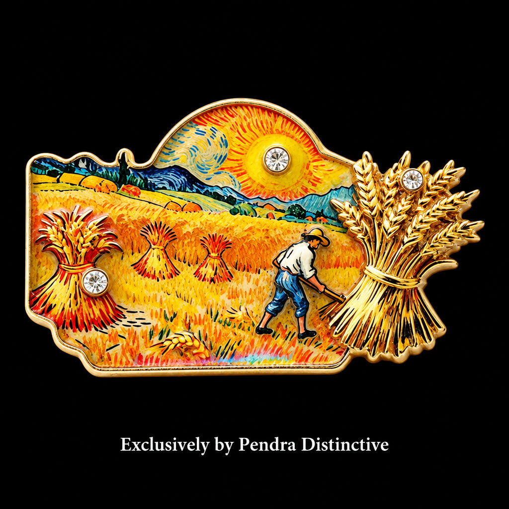 PENDRA Gallery 9-Design Famous Painting Brooch