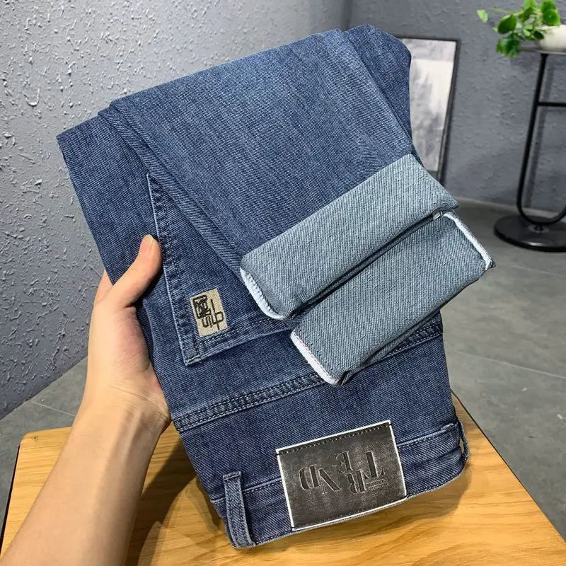 PENDRA Korean Harajuku Cowboy Kpop Denim Slim Pencil Jeans