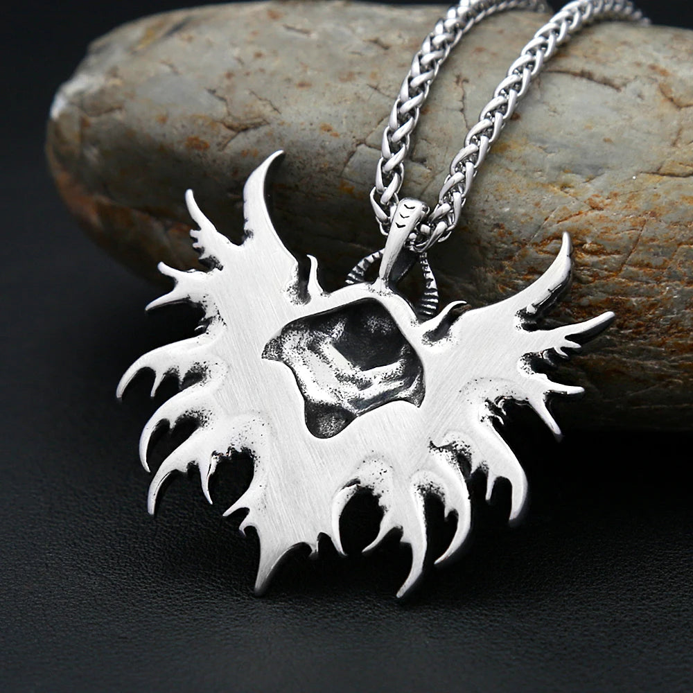 PENDRA Skullgoth Vintage Skull Pendant Necklace