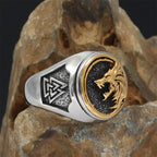 PENDRA Wolf Gold Ring