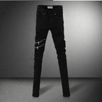 PENDRA Denim Zipper Pants