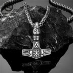 PENDRA Wolf Rune Norse Necklace