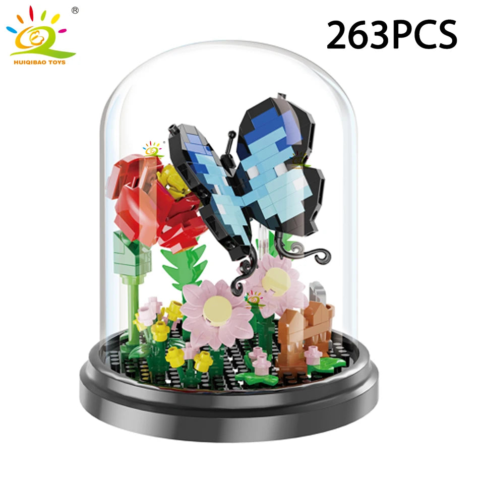 PENDRA Insect Butterfly Floral Building Set