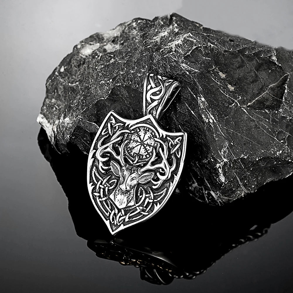 PENDRA Rune Gold Viking Necklace