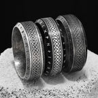 PENDRA Celtic Knot Boyfriend Steel Ring